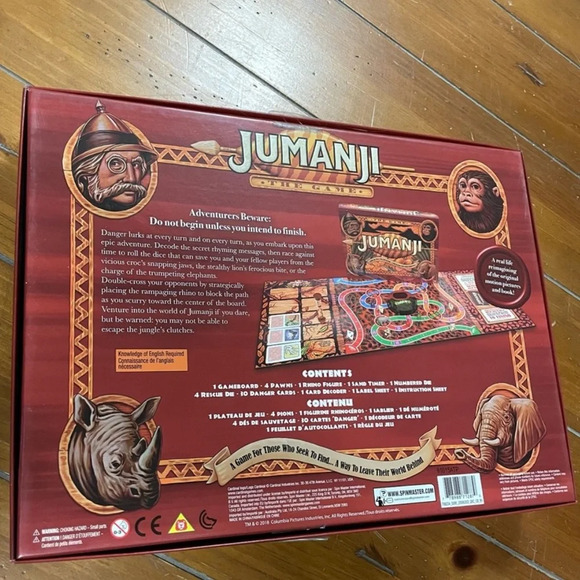 Jumanji 4 Player Boardgame - Picture 2 of 6